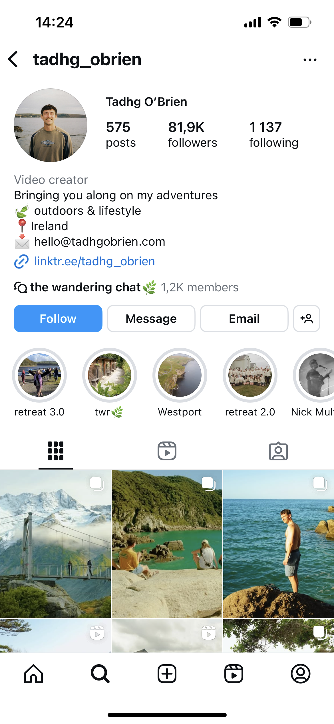 Tadhg O'Brien Influencer