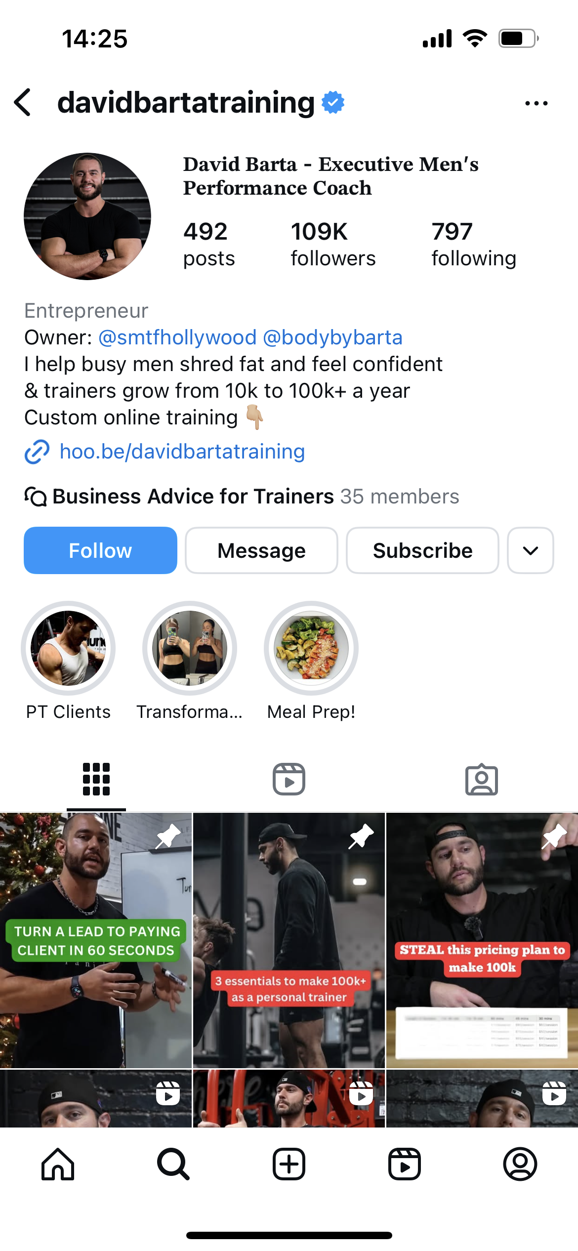 David Barta Training Influencer